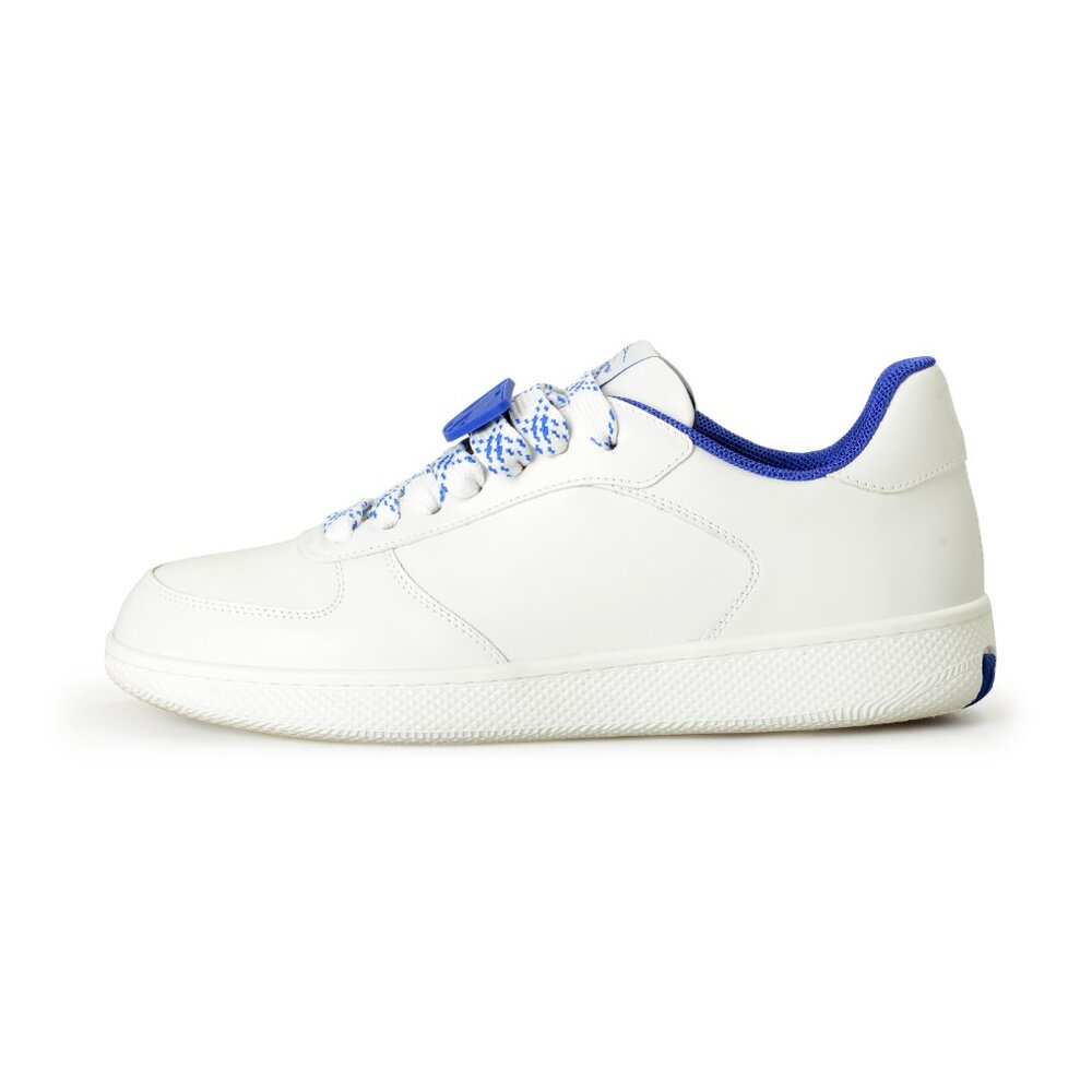 Burberry Men's "Terrace" White Leather Low Top Sneakers Shoes US 11 IT 44 - Picture 2 of 8